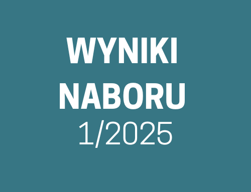 Informacja o wynikach naboru 1/2025